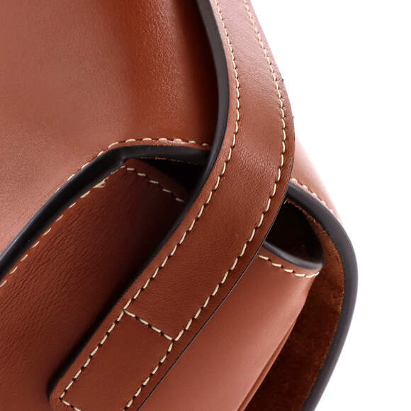 Celine Cuir Triomphe Folco Bag Leather #224630C21B - Picture 7 of 8